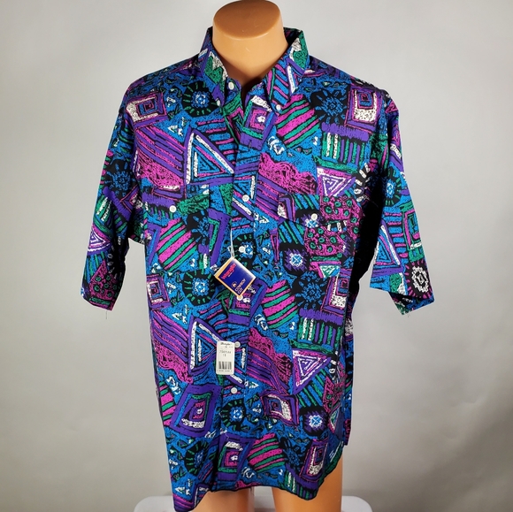 Wrangler Vintage USA Made Rockabilly 80s Button up - Picture 1 of 9